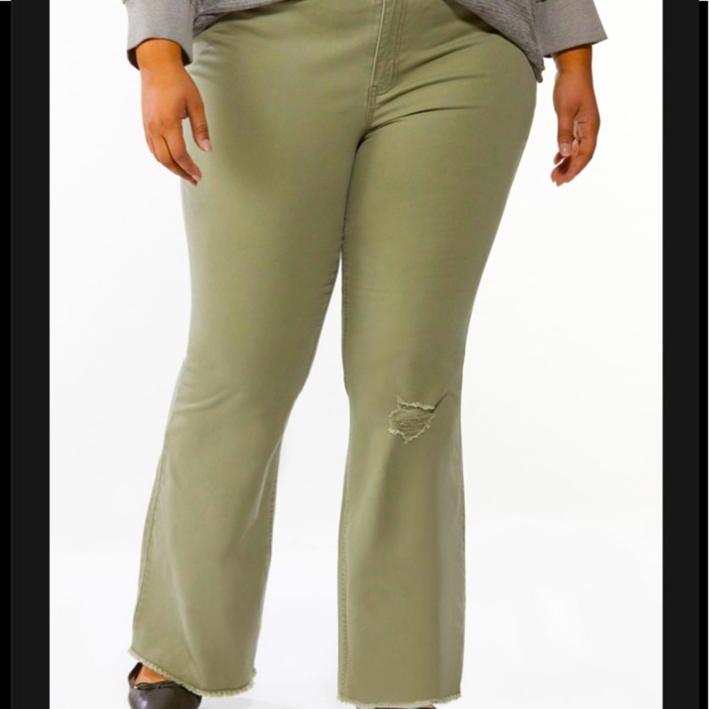 Plus Size Sage Twill Pants 18W